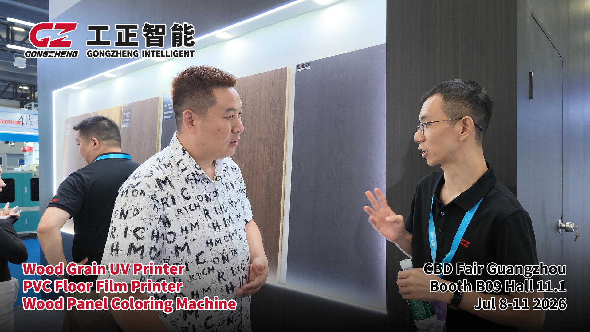 Gongzheng 3 building material printers at Booth B09 Hall 11.1, 2026 Guangzhou CBD Fair